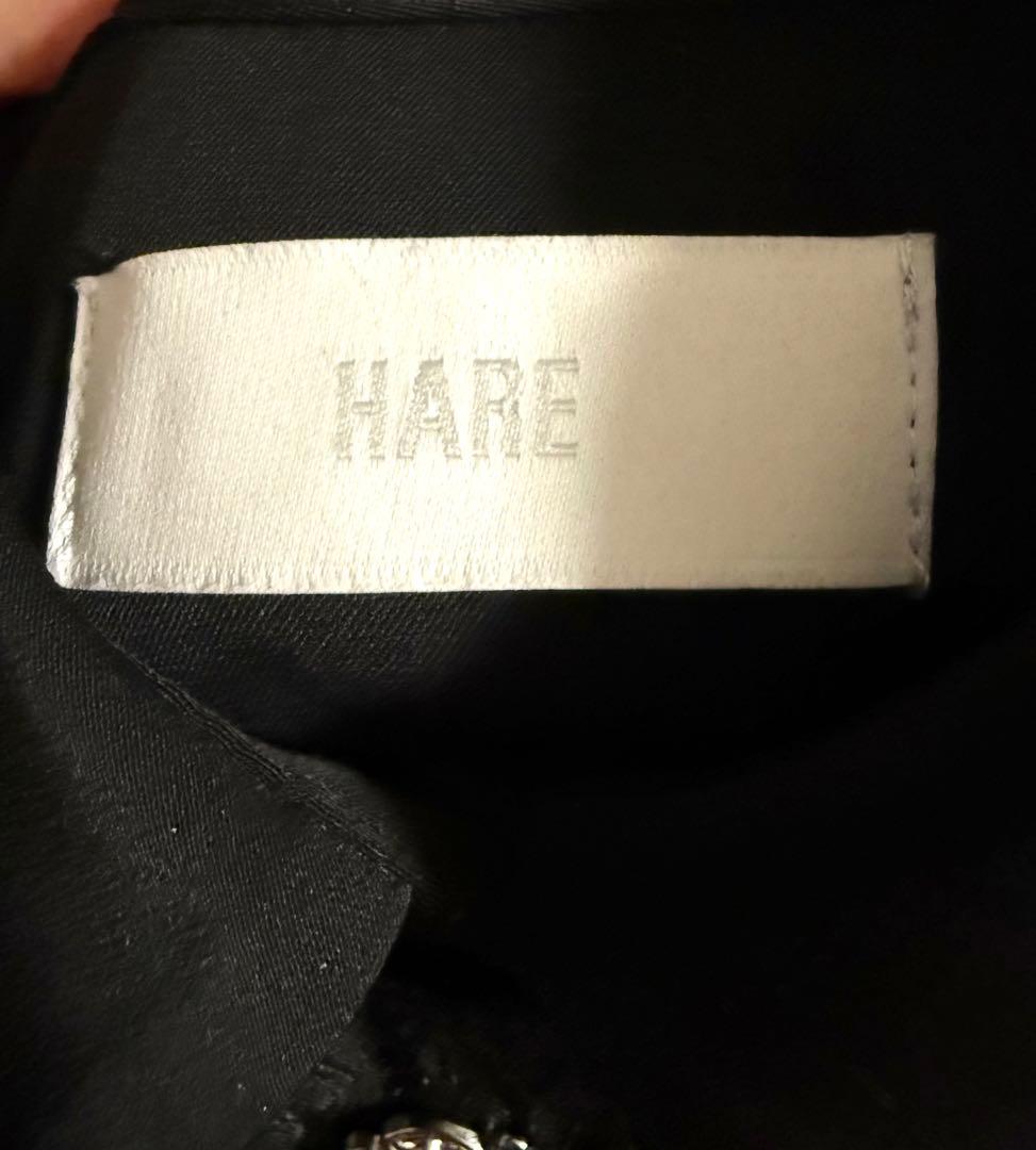 【美品】HARE ジャガードチャイナボレロワンピース ブラック