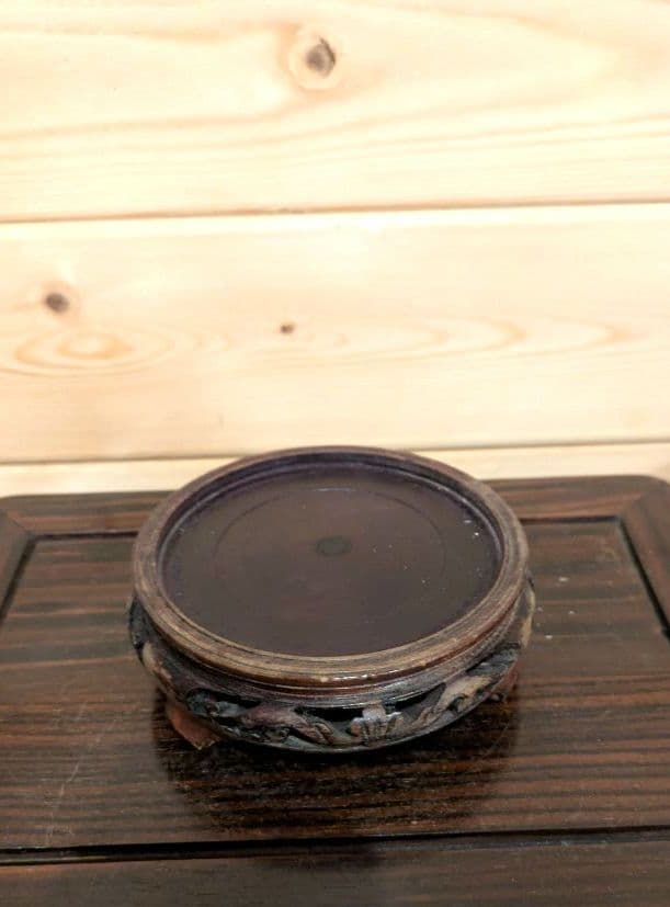 ツ*シ様 中国美術　堆黒朱　内七宝　花瓶　古美術　七宝　骨董品　花器　花瓶