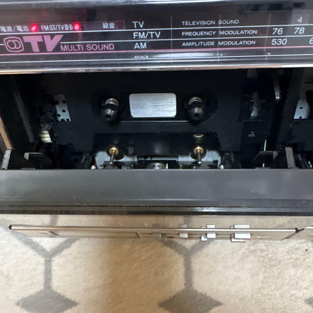 National ラブコール RX-FW50 ブラック レトロ ラジカセ