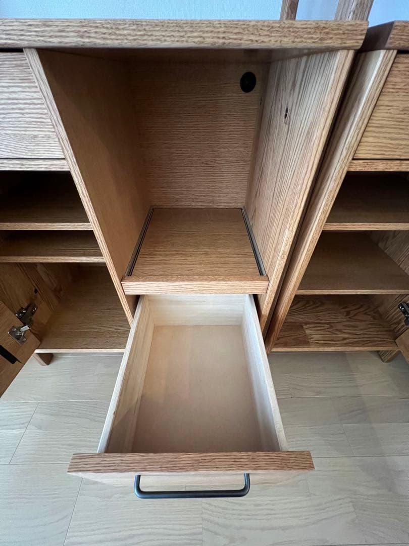 モモナチュラル MOMO natural 食器棚 VIBO UNIT オーク