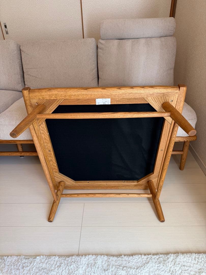 美品MOMONATURAL3人掛けソファ　ベージュ