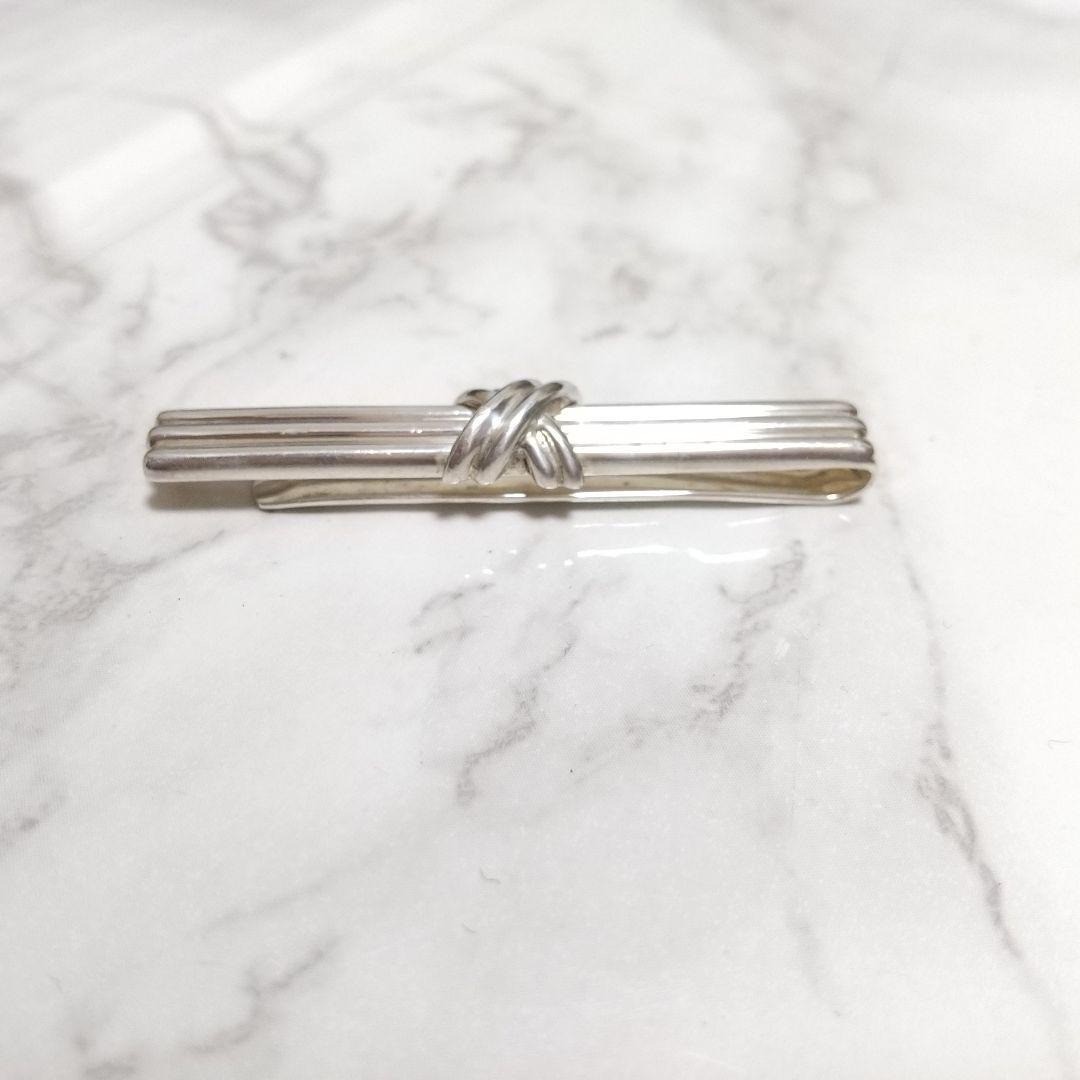 ティファニー　Tiffany　シルバー925　シグネチャー　ネクタイピン