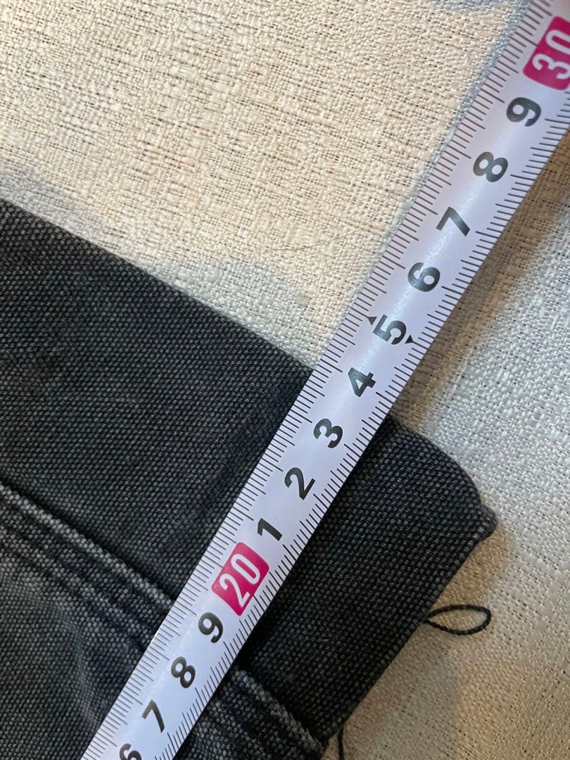 激渋　90s カーハート　ダブルニー　ワークパンツ　デニム　フェード　BO1