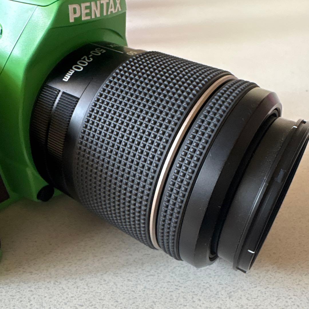 PENTAX K-50 レンズキット動作確認済み 保存再生確認済み 望遠レンズ付