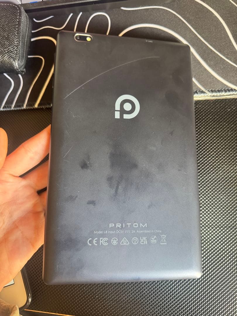 PRITOM Touch 8 タブレット ブラック