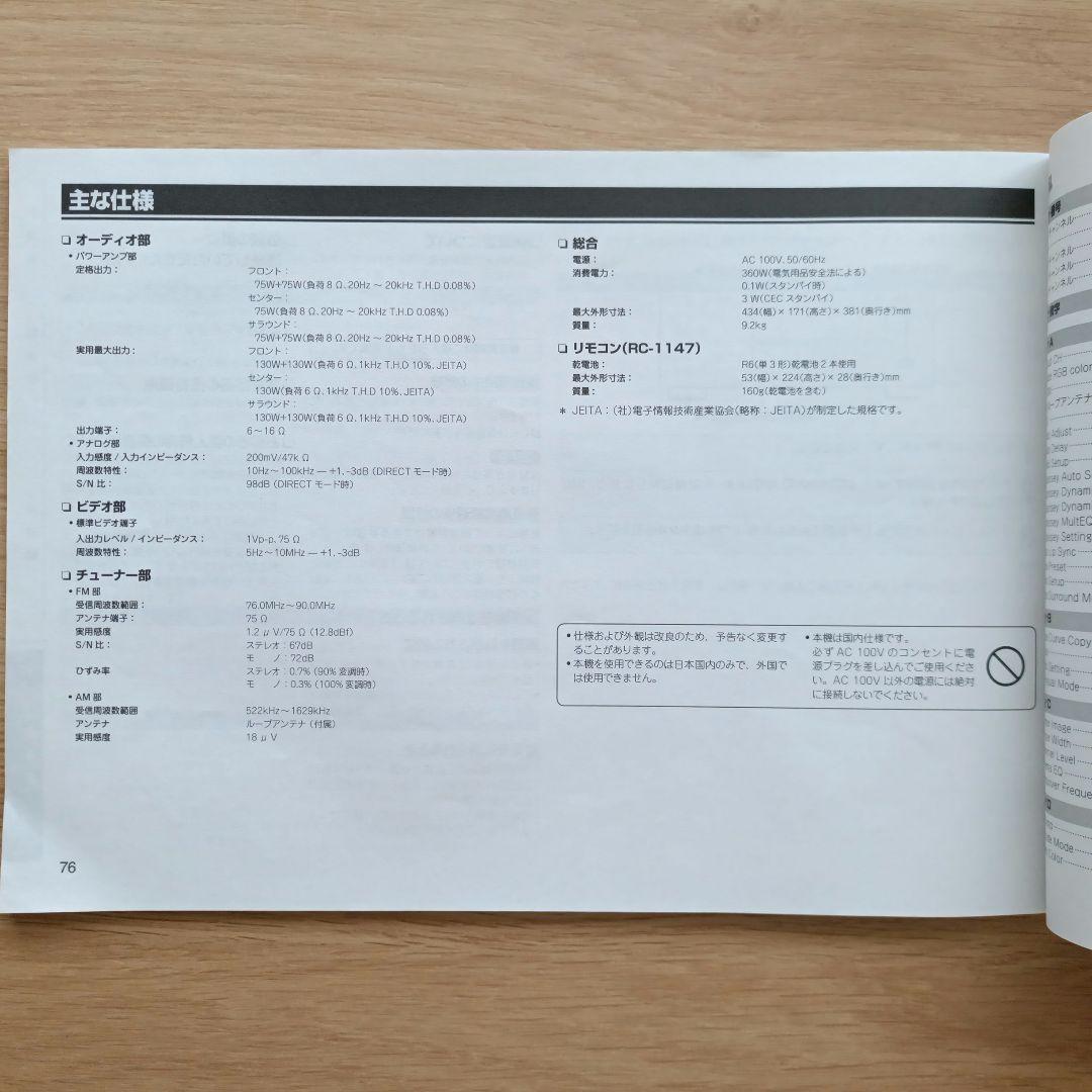 DENON AVR-1611 AVアンプ 本体