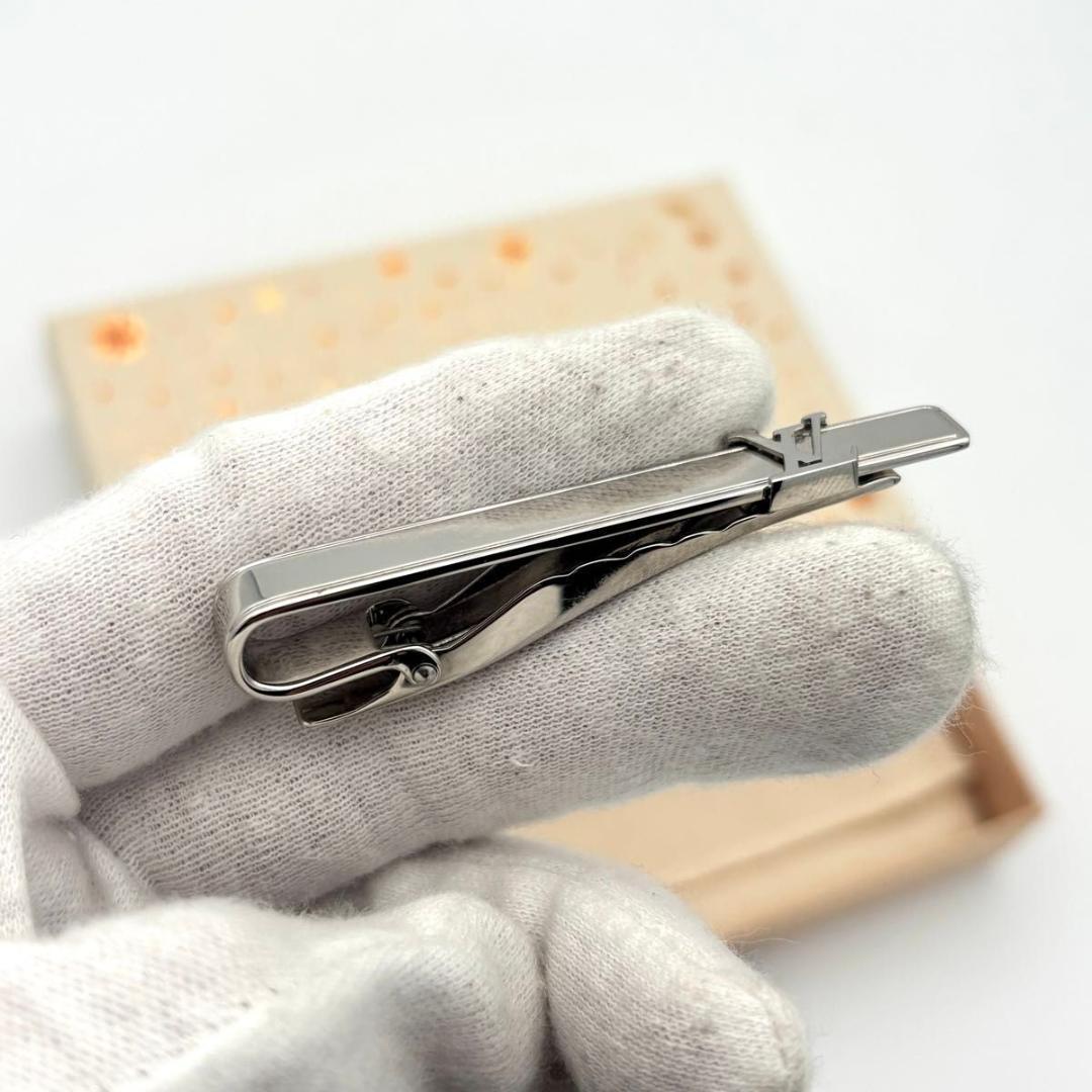 【箱付】ルイヴィトン ネクタイピン パンスクラヴァット LV ロゴ M61981