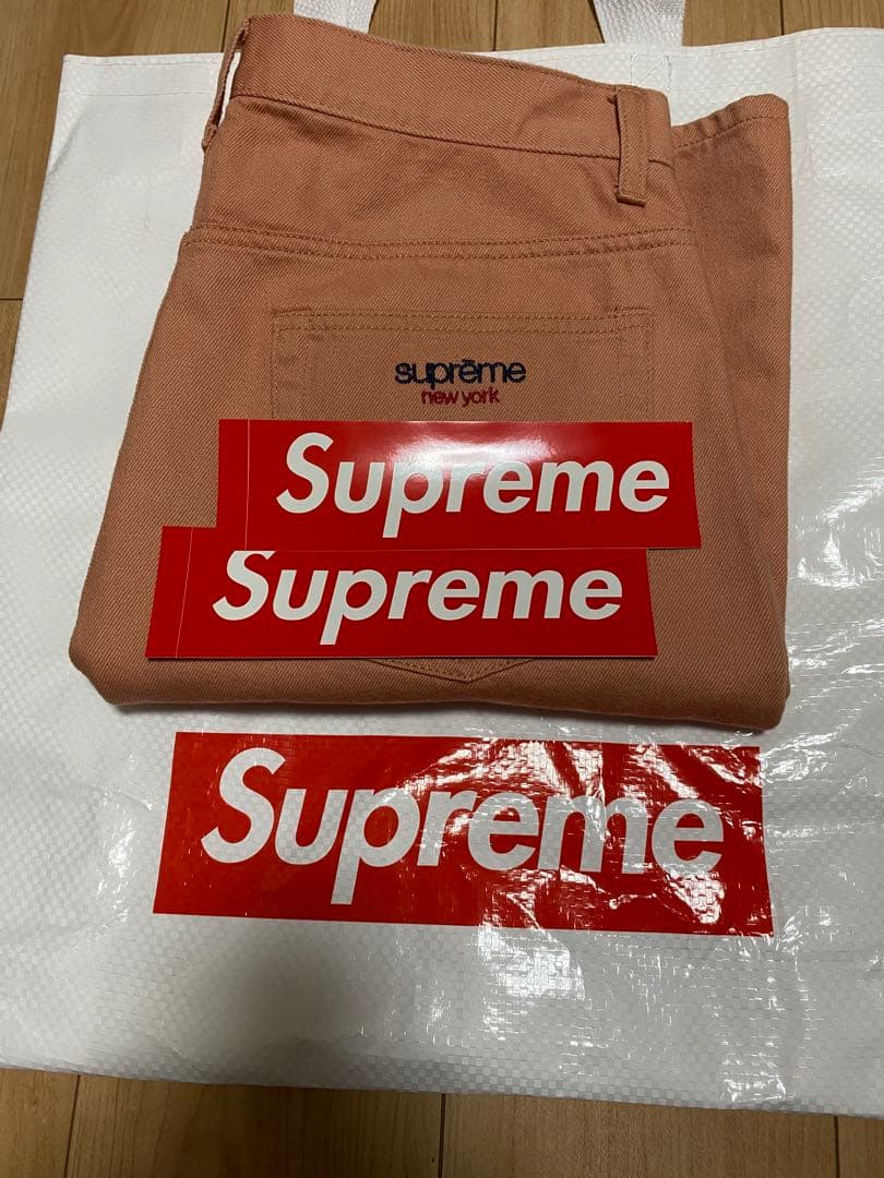 パンツ Supreme Baggy Denim Short Dusty Peach