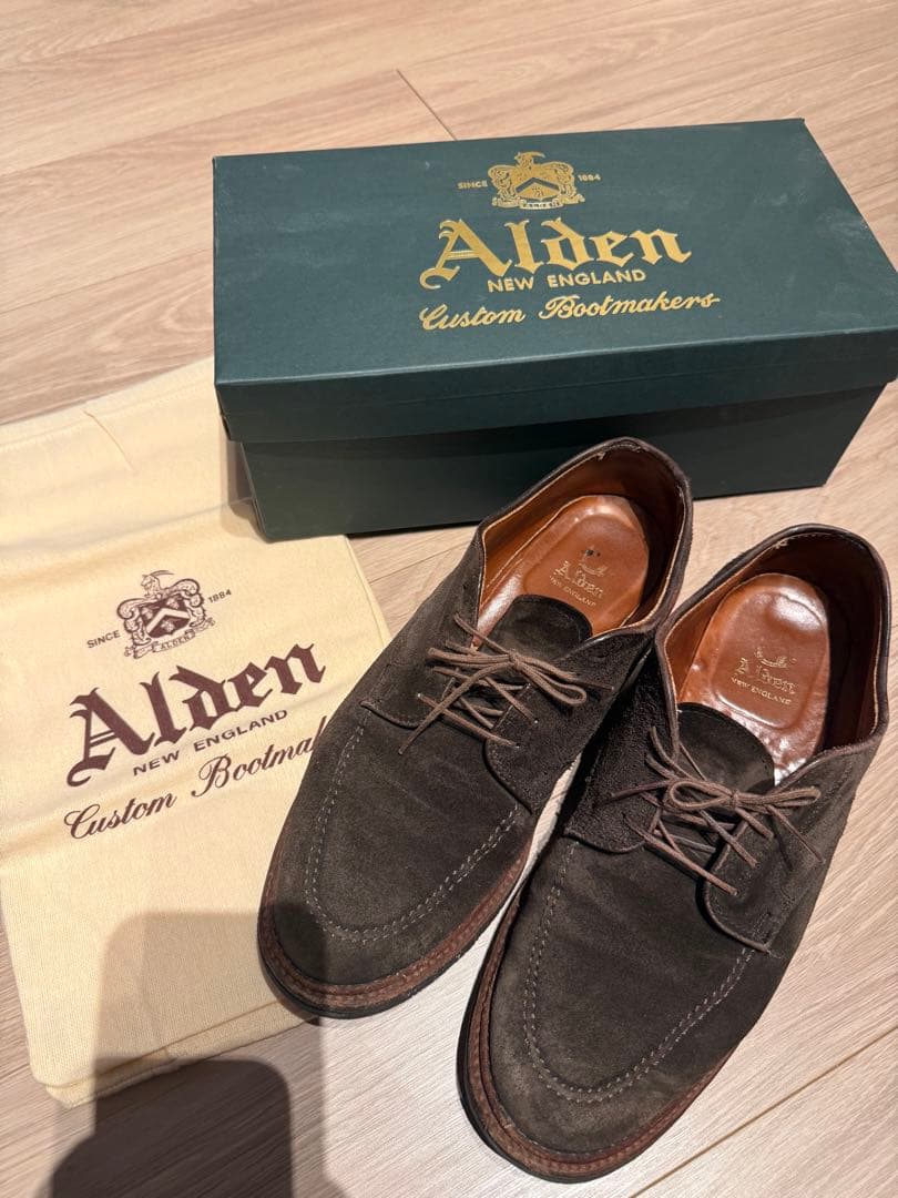 ALDEN(オールデン) 革靴　メンズ　スエード　短靴