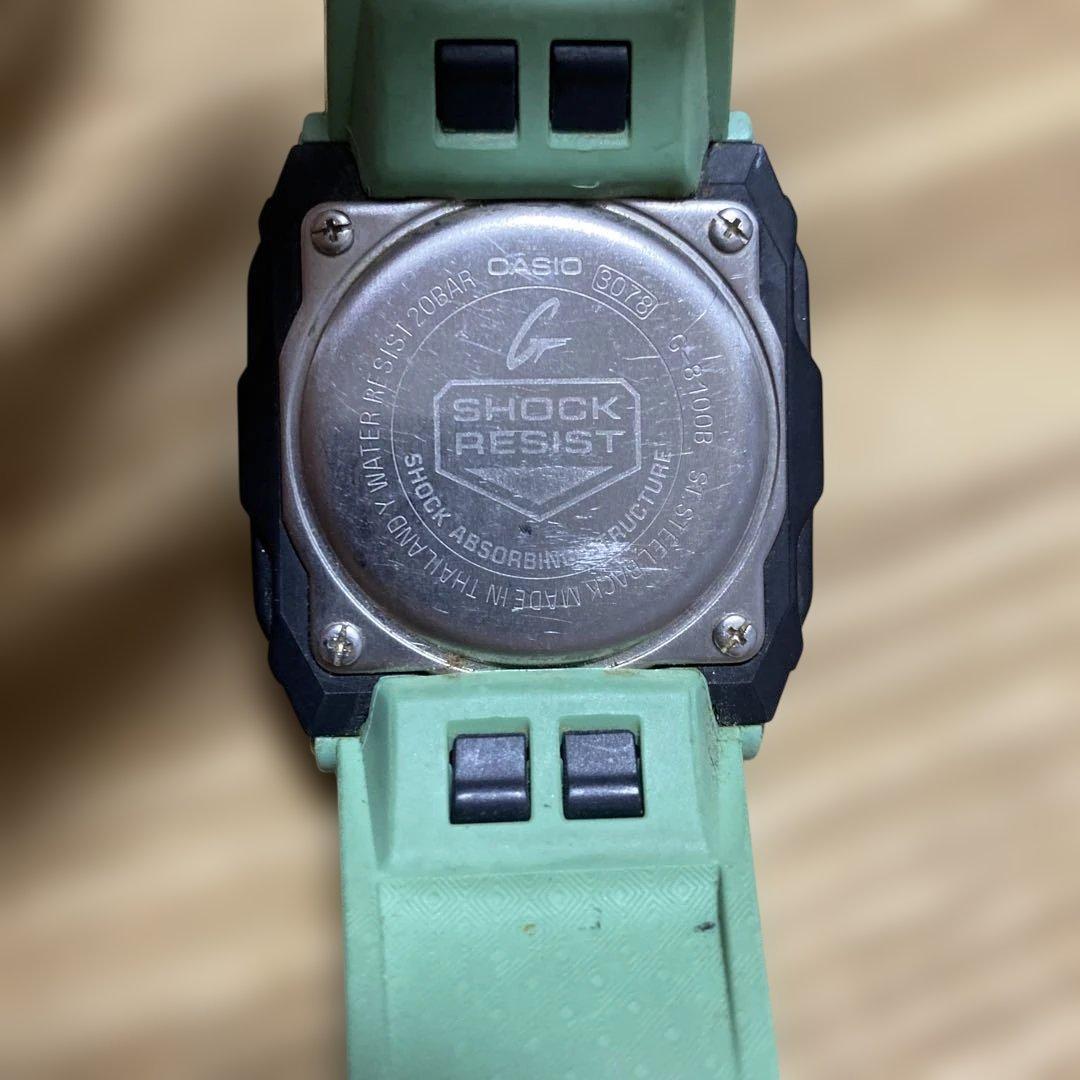 G-SHOCK G-8100B グリーン 腕時計 ライトグリーン