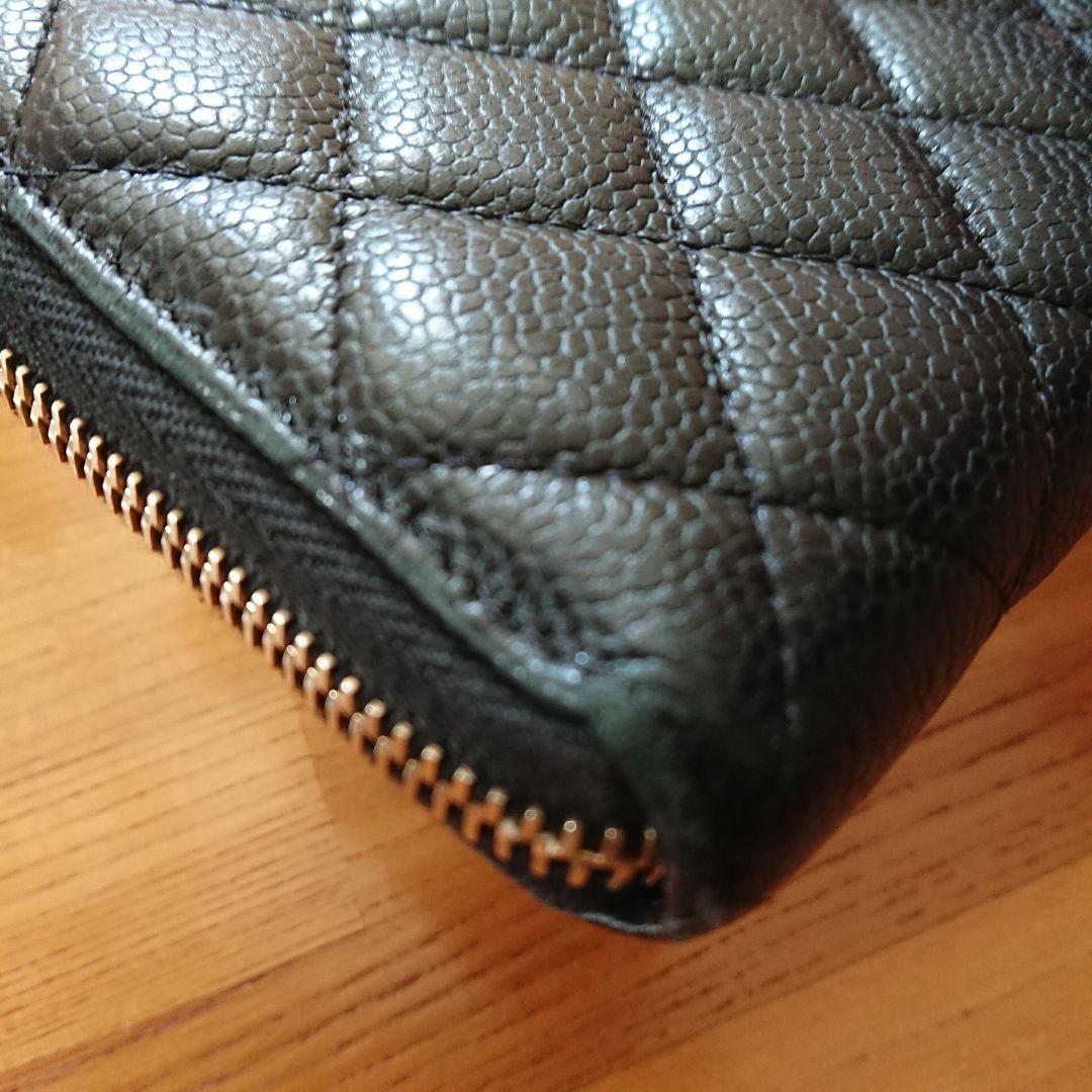 シャネル　CHANEL　ラウンドファスナー　長財布