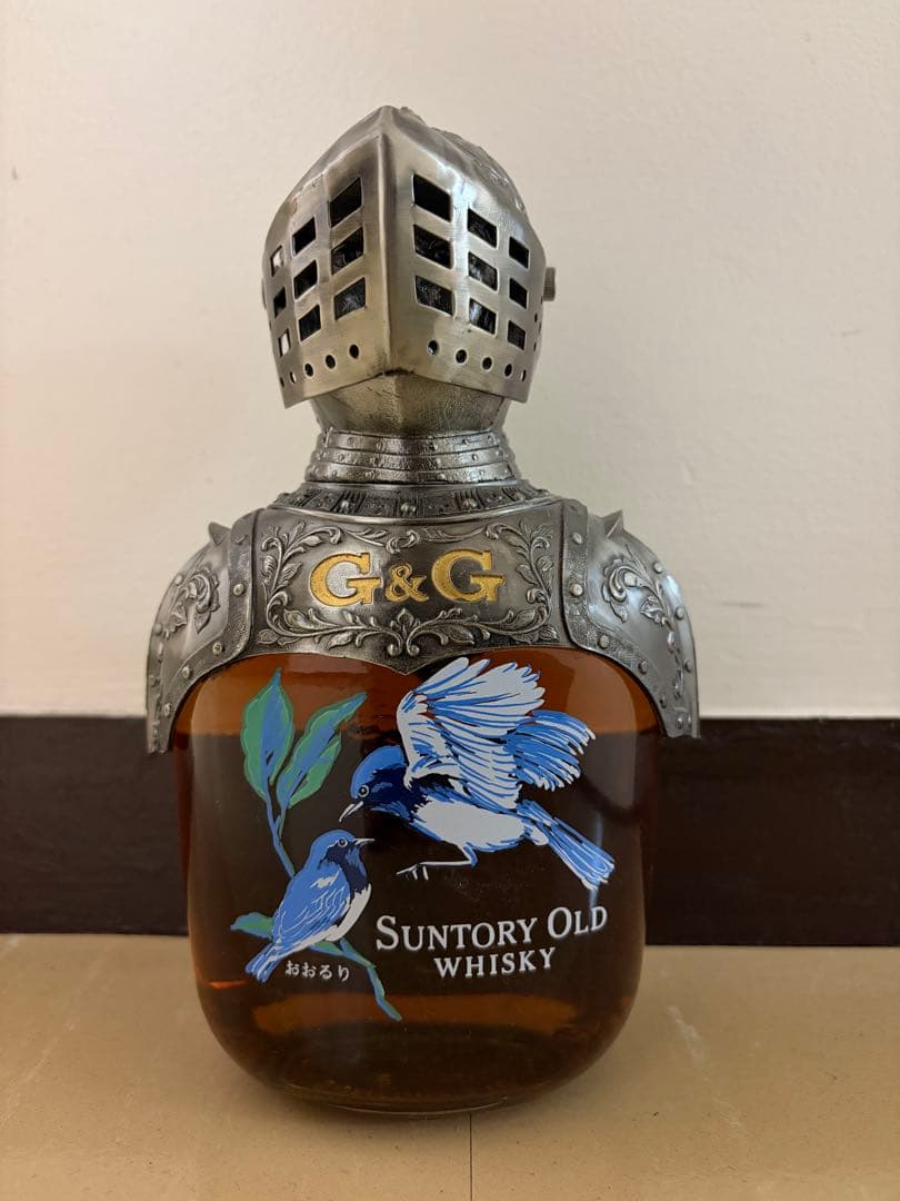 サントリー オールドウイスキー おおるり 甲冑 バードボトル 700ml 未開封