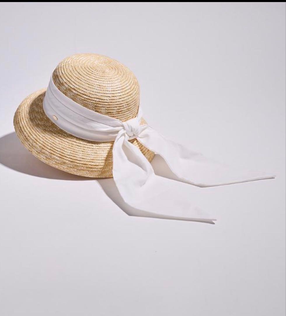 新品✨ 大人気ホワイト✨JENNEコットンビッグリボンカサブランカ