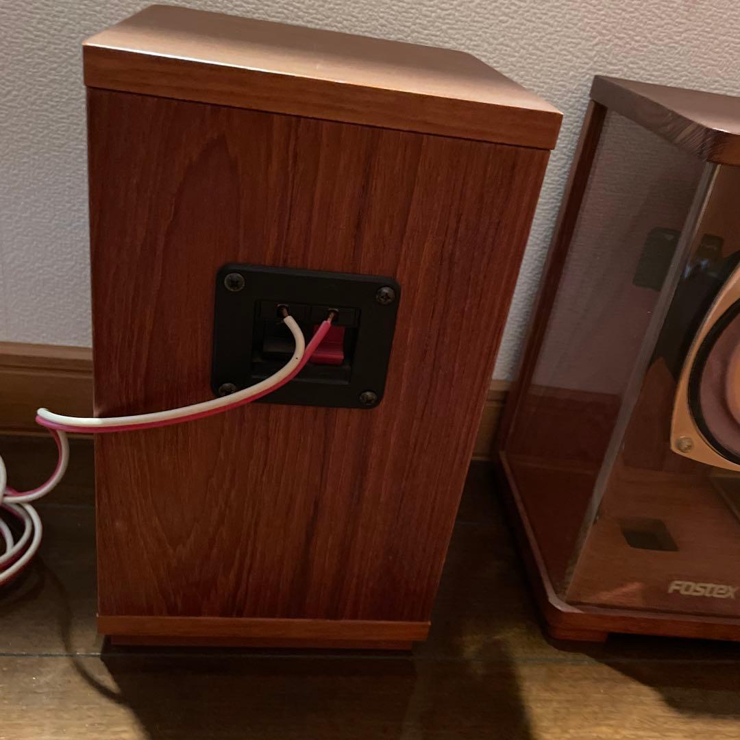 40年前のFostex 限定品　 スケルトン スピーカーセット