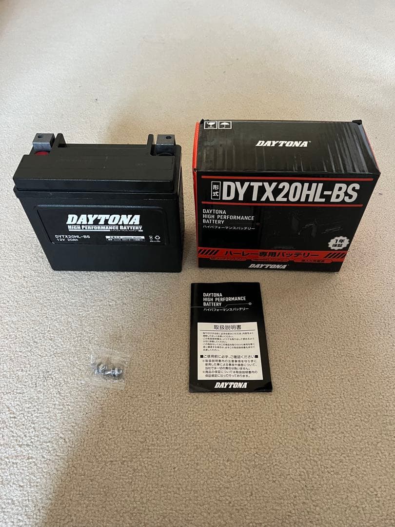 DAYTONA DYTX20HL-BS バッテリー