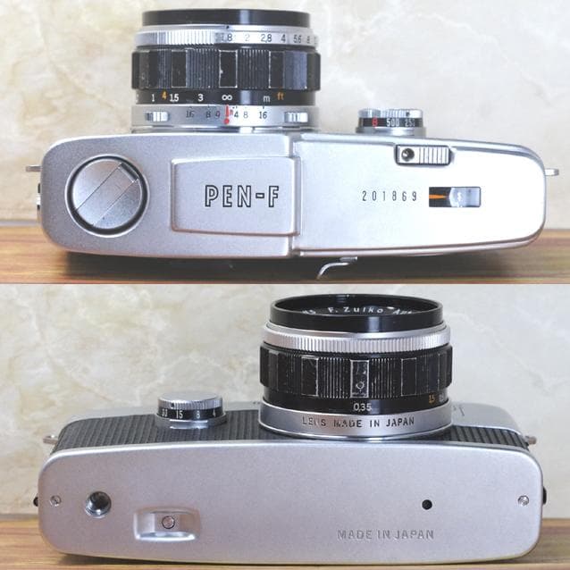 【整備済完動美品】Olympus-PEN F/F.Zuikoレンズ