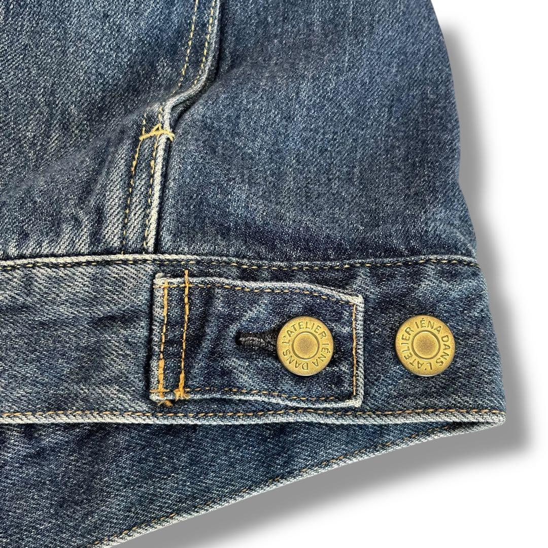 美品✨IENA イエナ リメイクタック デニムブルゾン ジャケット 36