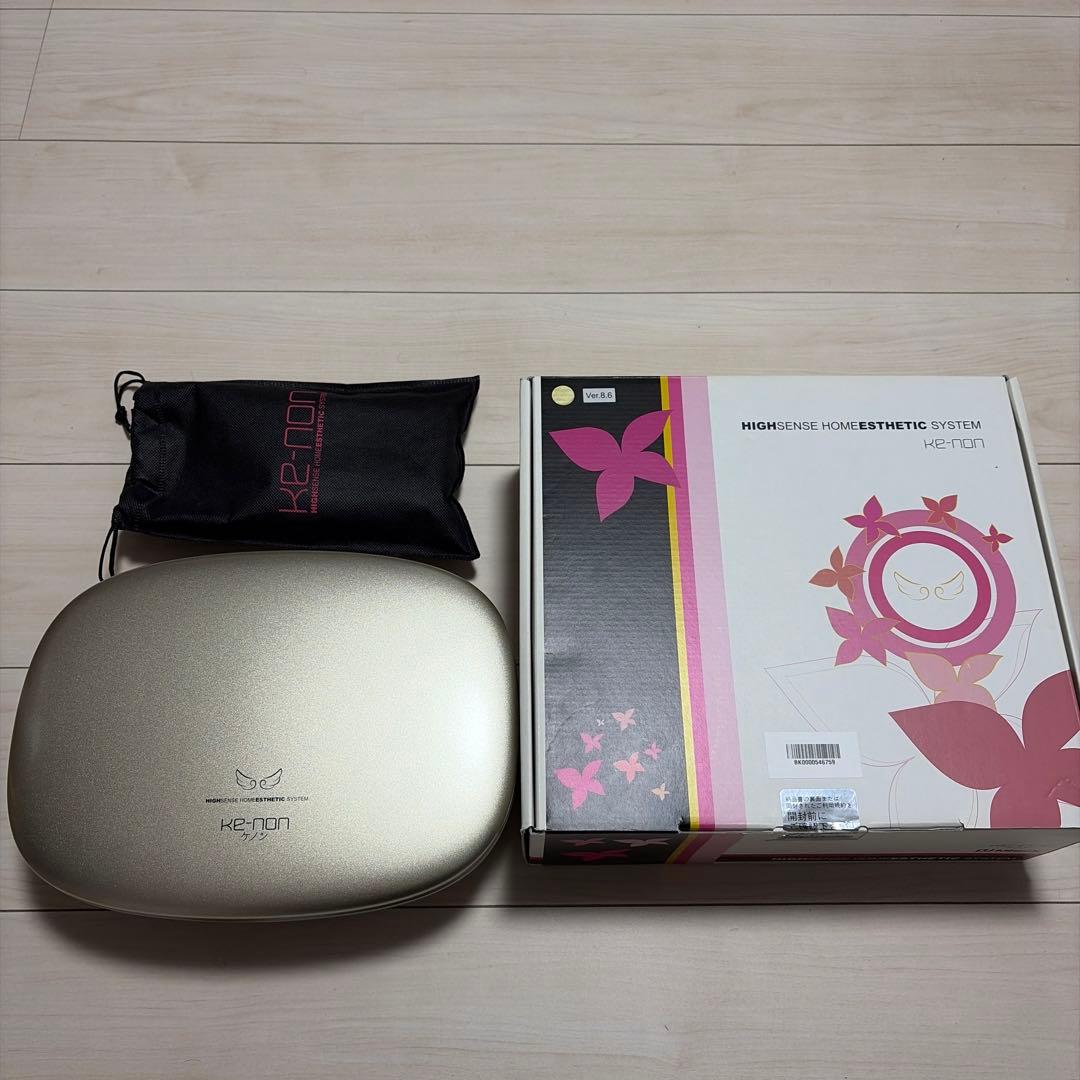 【美品】脱毛器 ケノン Ke-non Ver 8.6 シャンパンゴールド
