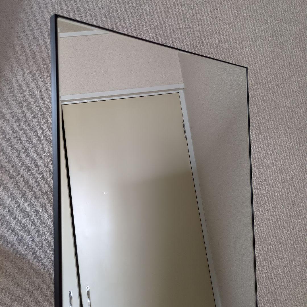 岡本鏡店 5mm厚ミラー 全身鏡 大きめ 45cmワイド縦型