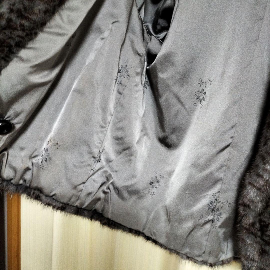 EMBA グレー ファー ジャケット