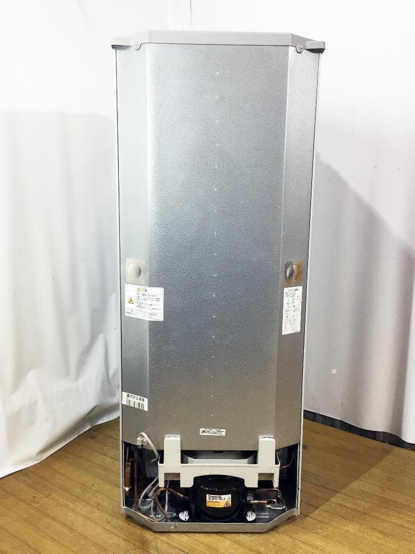 30日迄！送料無料★三菱　ラウンドカット　２ドア冷蔵庫【MR-P15Y】