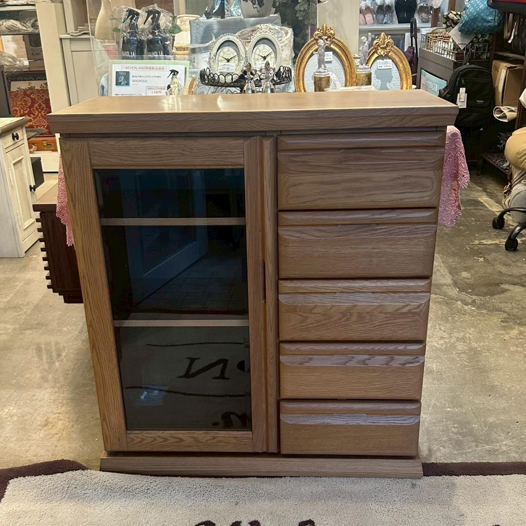 iΦ 【 高級 】大雪木工 旭川家具 サイドボード キャビネット リビングボード