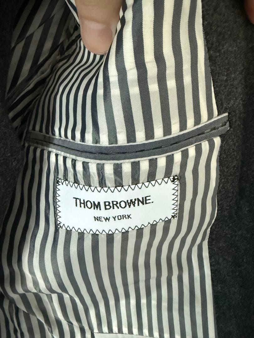 【希少生地カシミヤ混】THOM BROWNE.スリーピーススーツ