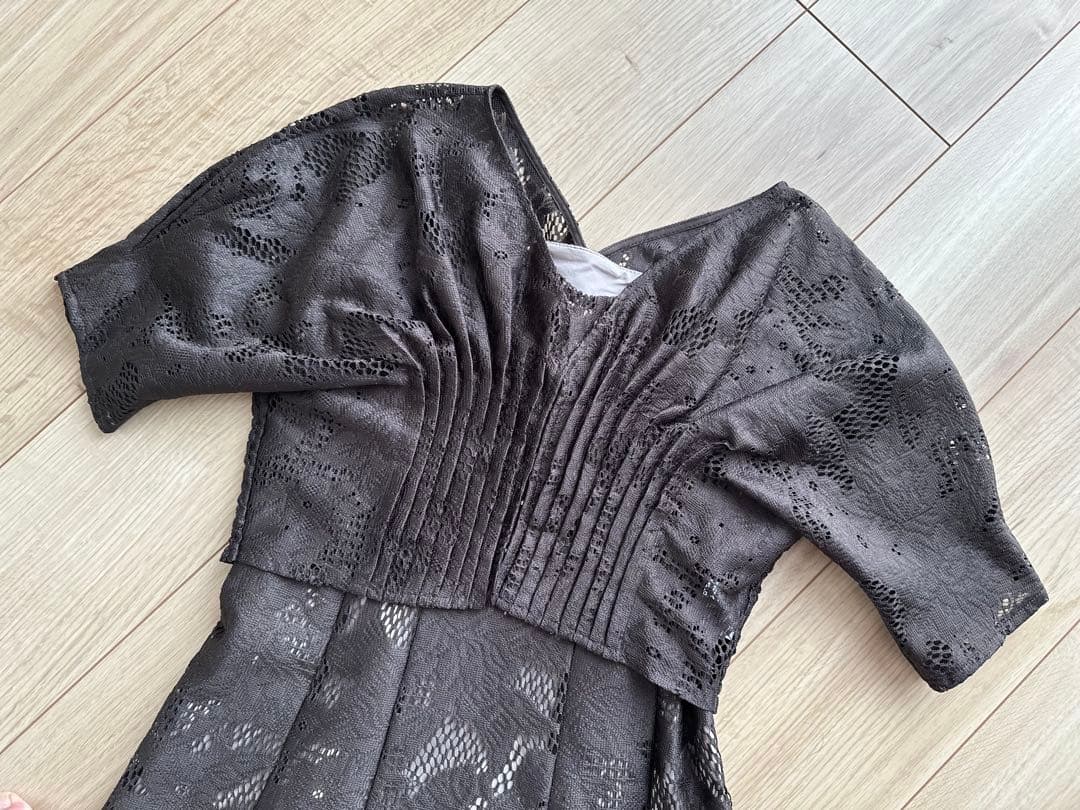 Dorry Doll ジャガード セット ドレス ブラウン