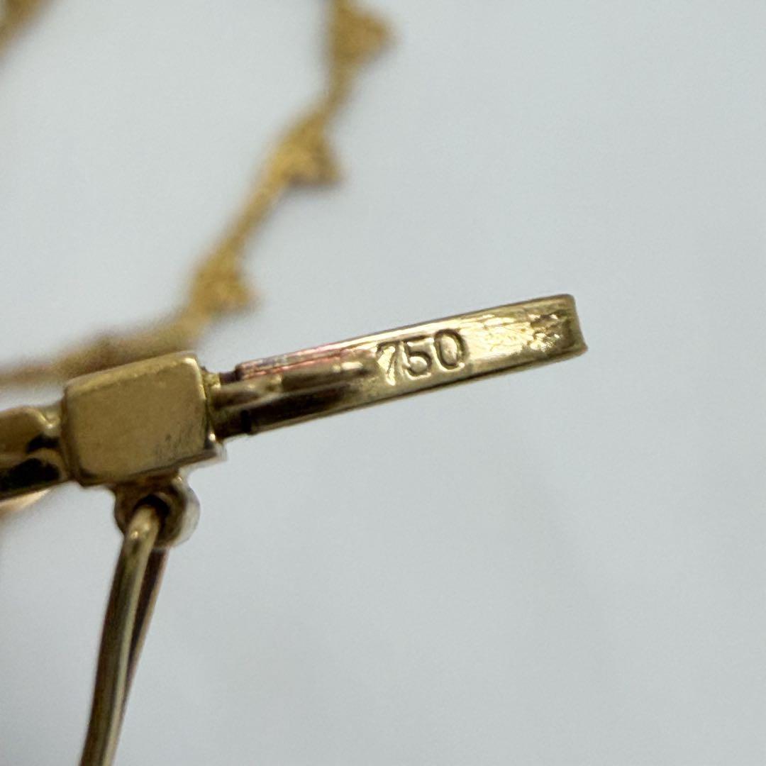 クチンスキー ヴィンテージ ネックレス K18 ダイヤモンド