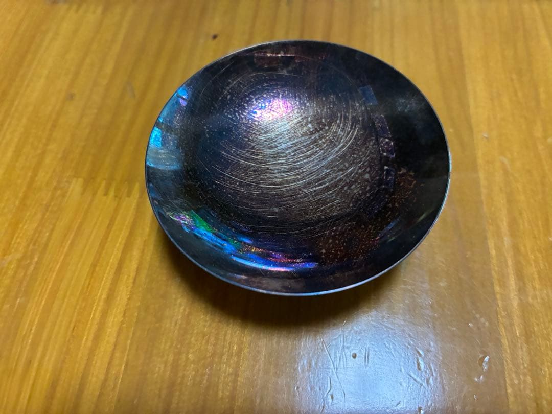 銀杯　純銀　46g ミサワ　1981年10月東証・大証第一部上場記念　桐箱付