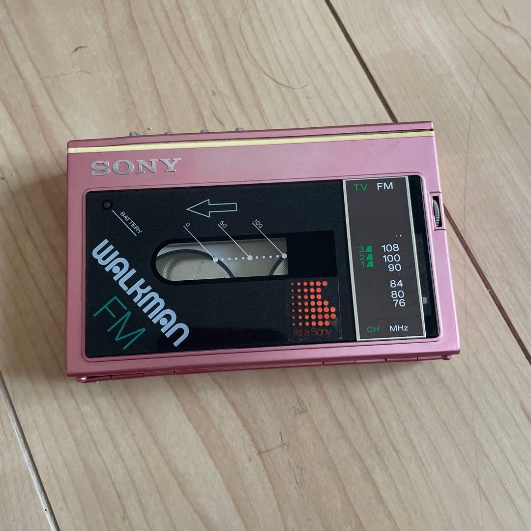 WALKMAN カセットウォークマン　WM-F20 ピンク