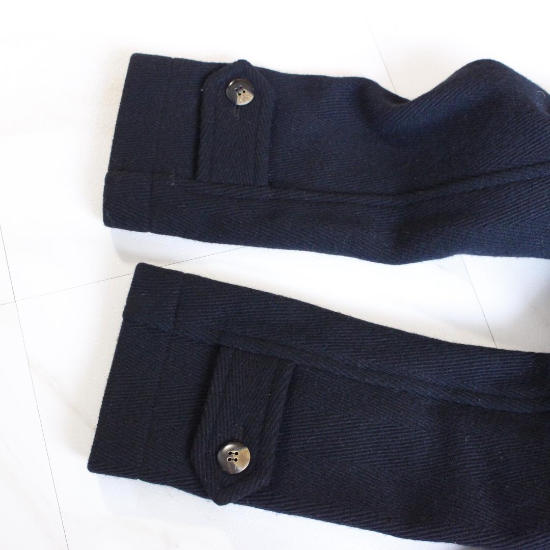 JUN OKAMOTO ダッフルコート Sサイズ ブラック ウール フード