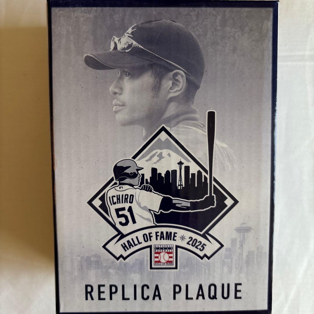 イチロー MLB殿堂入り彫刻プラーク　盾　記念品