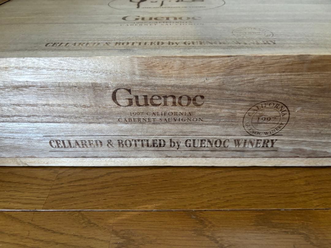 石原裕次郎メモリアルワイン6本セット 豪華木箱入り　1997年Guenoc