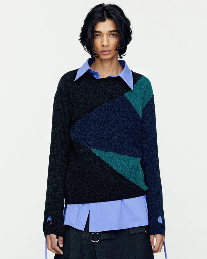 【ANDERSSON BELL】 FITE CREW-NECK SWEATER