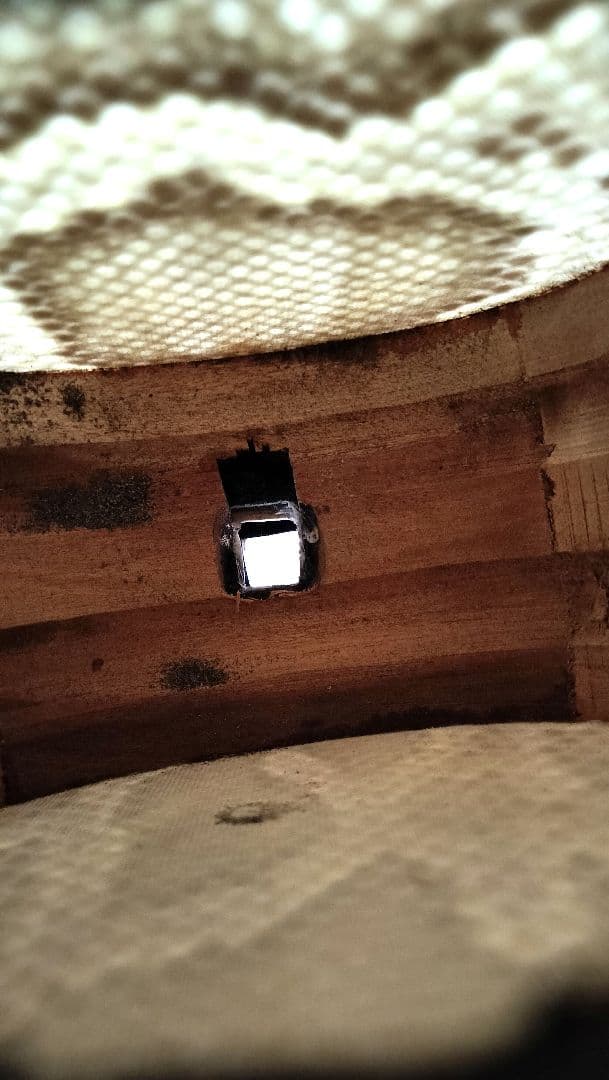 三線 紫檀 本革強化張り真壁型 美品 美音