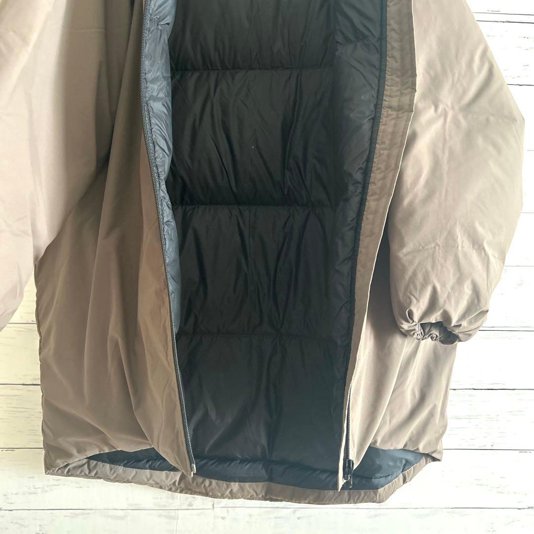 MUJI 無印良品 水を弾くスタンドカラーダウンコートオーバーサイズ男女