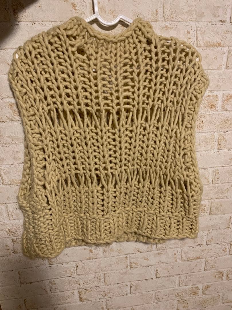 トップス TODAYFUL chunky handknit vest