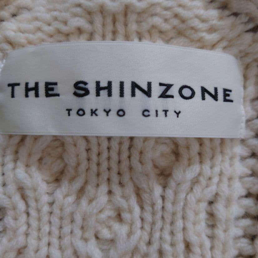 SHINZONE ケーブルニット カーディガン プルオーバー