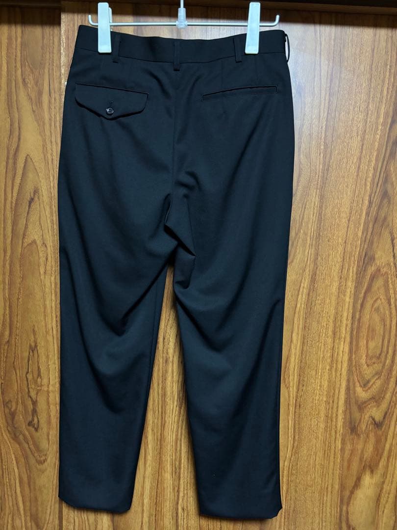 【新品未使用】コムデギャルソンオムプリュス ウールギャバジン スリムスラックス