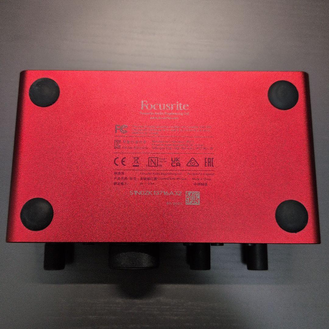【極美品】Focusrite Scarlett Solo (Gen4)
