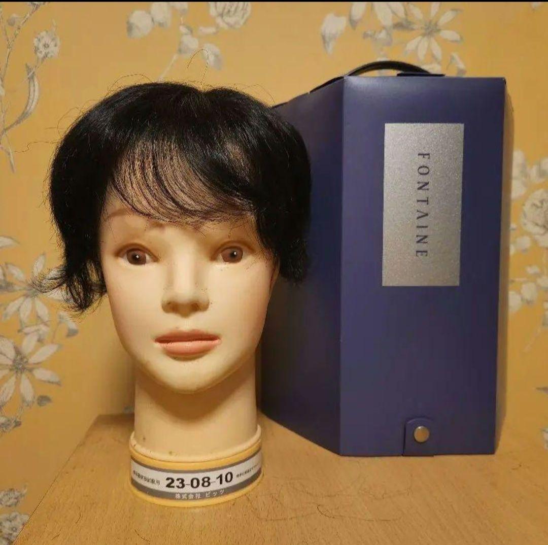 ぽっちり　2個まとめてウィッグ　ショートボブウィッグ ダークブラウン