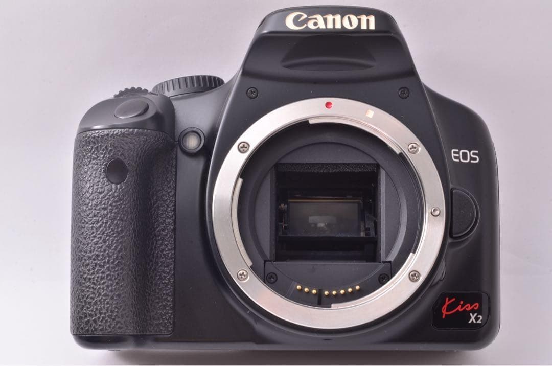 【Wレンズ付き】Canon　一眼レフカメラ　キャノン　KissX2　デジイチ
