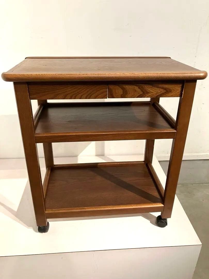 オールド　Fujimoku 、キッチンワゴン、トローリーワゴン、レトロ、和モダン