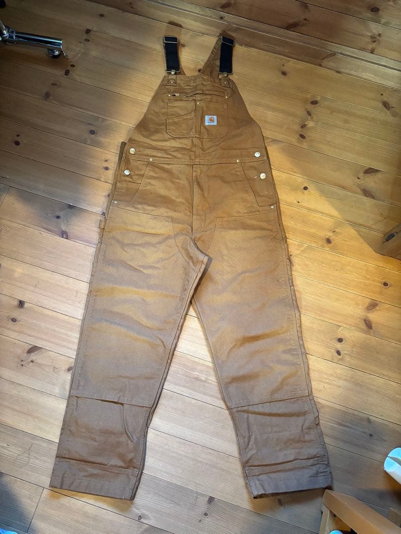 Carhartt ブラウン サロペット 36 X 32
