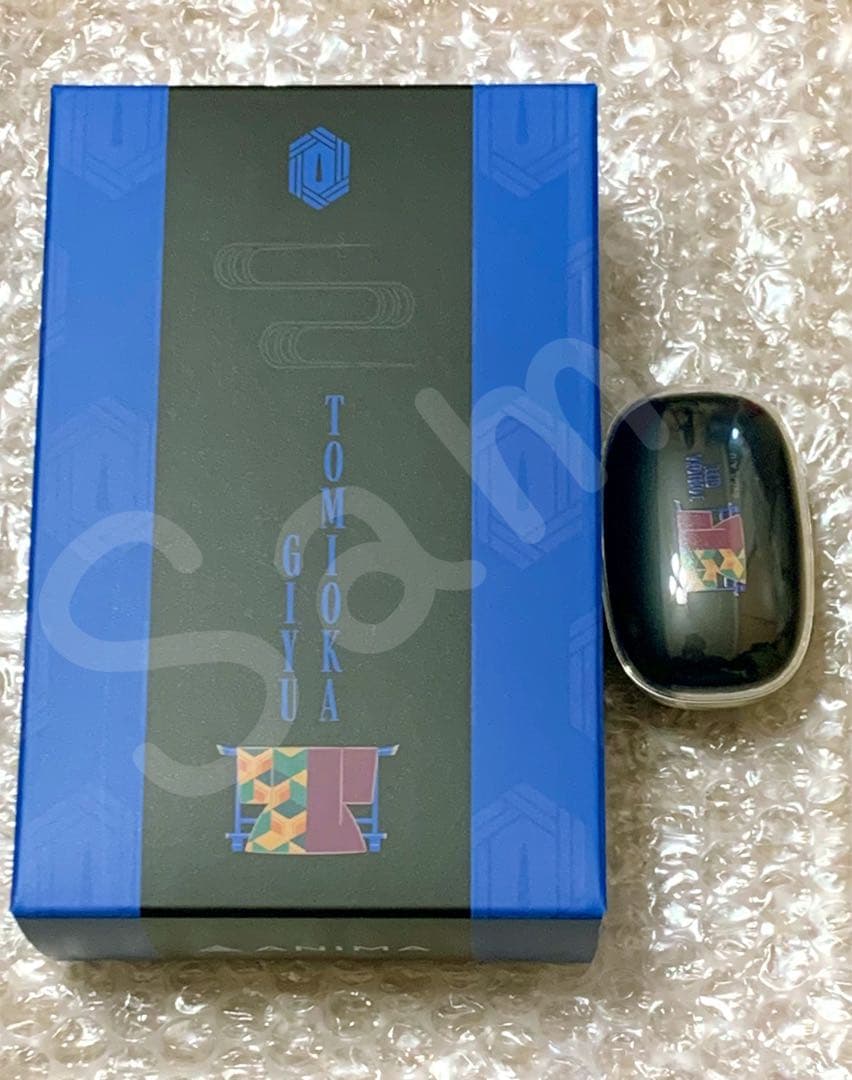 鬼滅の刃 冨岡義勇モデル ONKYOワイヤレスイヤホン AOW01 専用ケース付