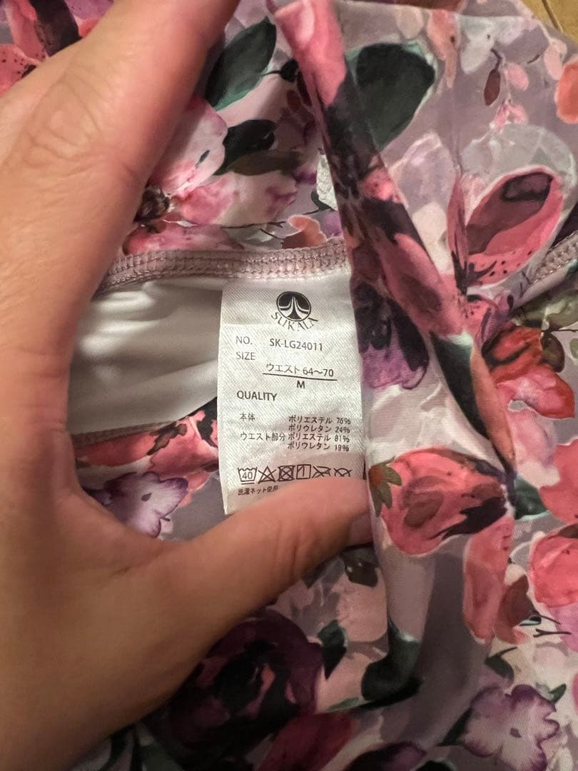 SUKALA フラワープリント ヨガウェアセット Mサイズ