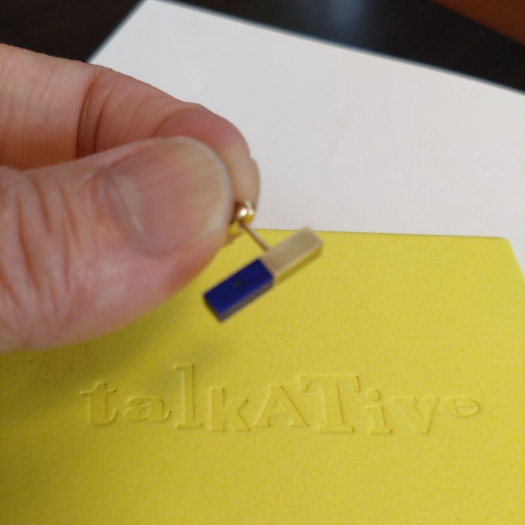 talkative トーカティブ　stick_Pierced ラピスラズリ　片耳