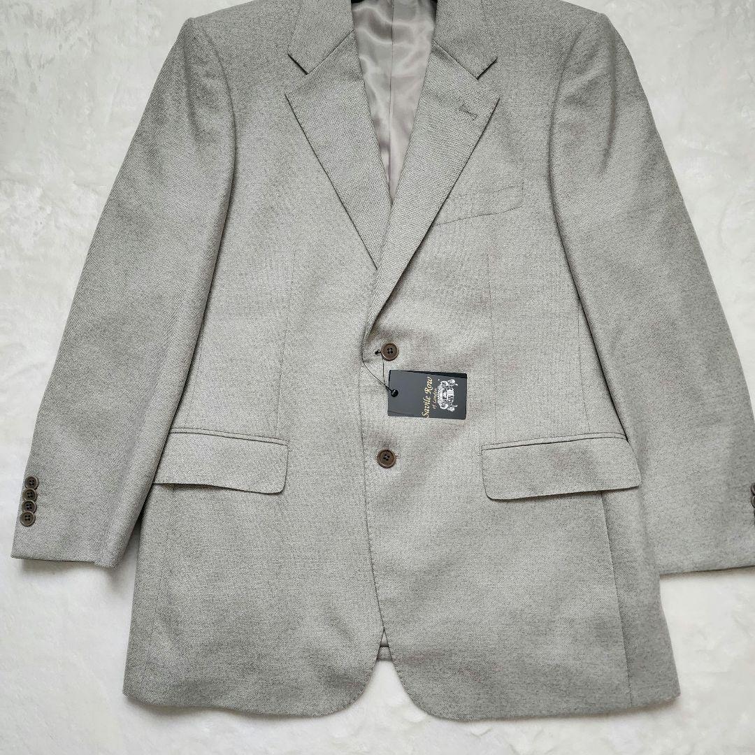 【新品】サヴィルロウ カシミヤ ウール テーラードジャケット XL・AB6