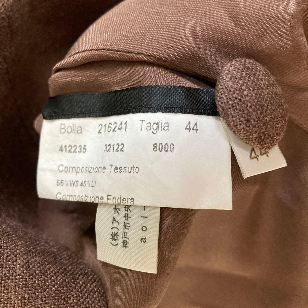 新品未使用　最高級　HERNO ヘルノ　テーラードジャケット　くすみ紫　XL